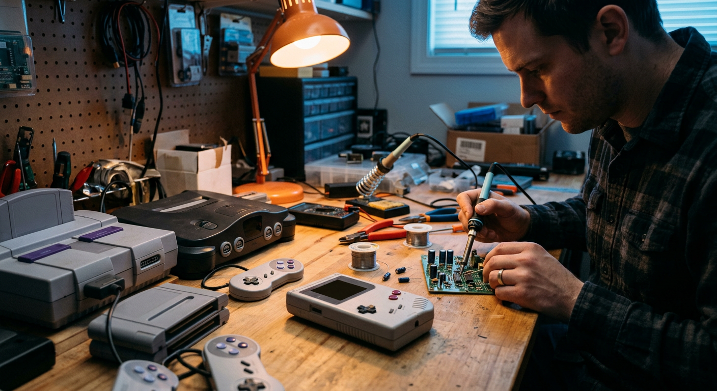 Retro-Konsolen Reparatur
